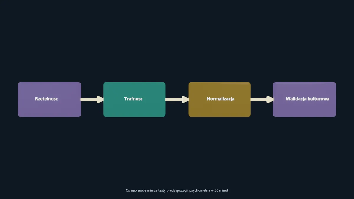 Co naprawdę mierzą testy predyspozycji: psychometria, rzetelność, trafność i normy
